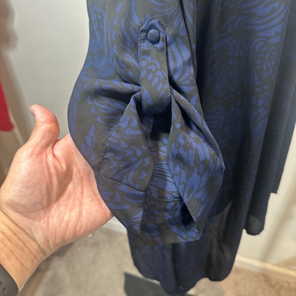 Torrid Women's Plus Size Dress Blue Patterned - image 6